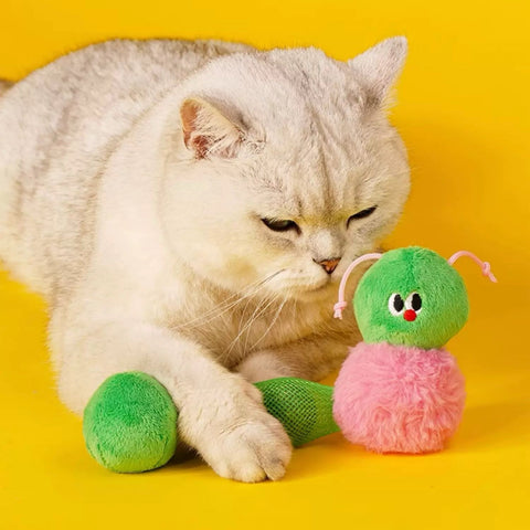 ZEZE Funny Caterpillar Cat Toy - Pets Villa