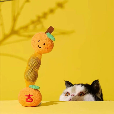 ZEZE Lucky Orange Cat Catnip Toy - Pets Villa