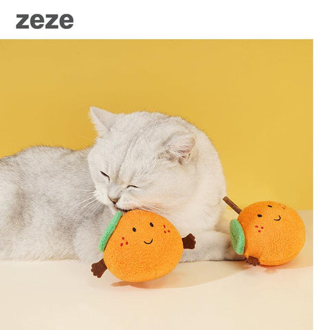 ZEZE Orange Sliver-vine Catnip Toy - Pets Villa