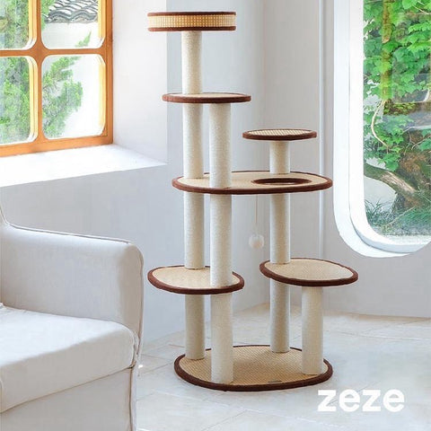 ZEZE Rattan Cat Frame - Pets Villa