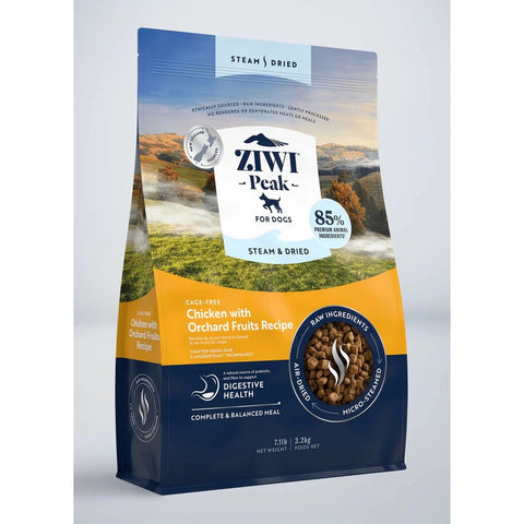 ZIWI PEAK Dog Steam Dried Chicken with Orchard Fruit - Pets Villa