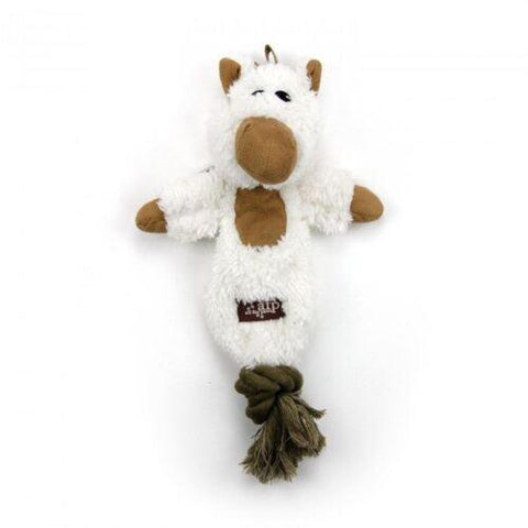 Durable Cuddle Rope Toy for Dogs – Faux Fleece Comfort and Rope Strength