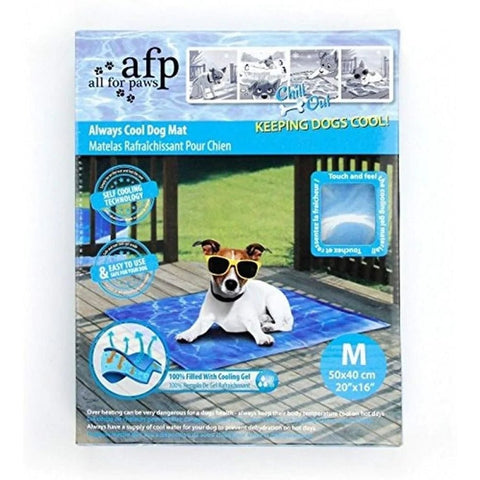Medium pet cooling pad with self-cooling gel, no refrigeration needed