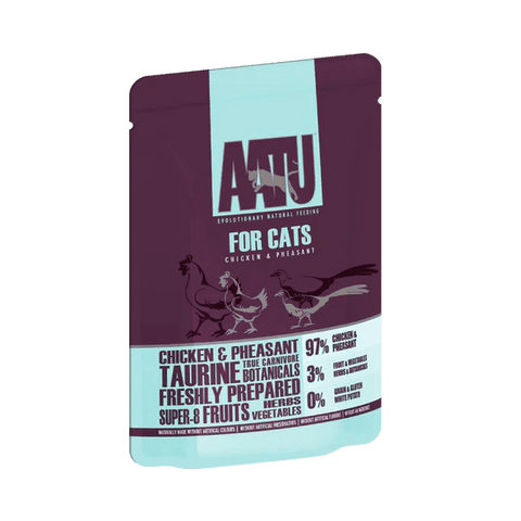 AATU for Cats pouches get to a staggering 97% meat content