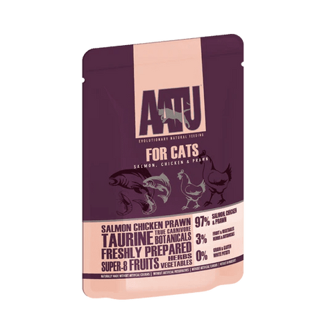 AATU for Cats pouches get to a staggering 97% meat content