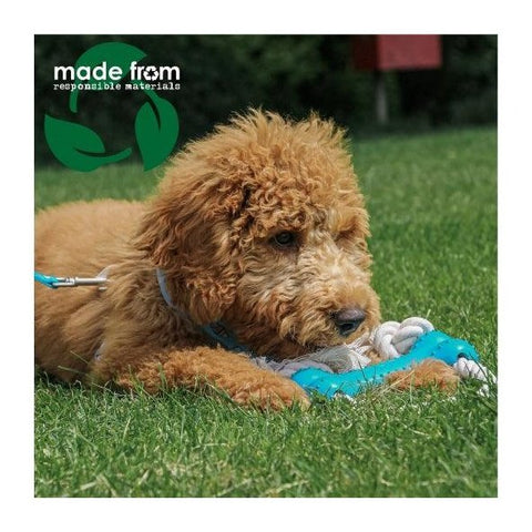 Ancol Made From Natural Rice Husk & Cotton Rope Dog Toy – Eco-Friendly & Durable