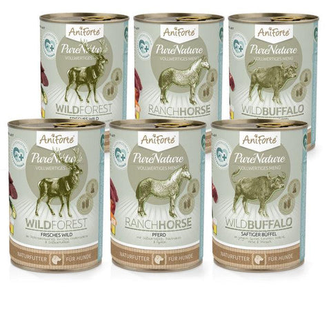ANIFORTE PureNature Wet Food for Dogs Special Variety Mix - 6 x 400g - Pets Villa