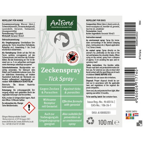 ANIFORTE Tick Spray For dogs 02 | Petsvilla