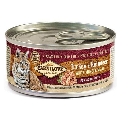 CARNILOVE Turkey & Reindeer for Cat - Pets Villa