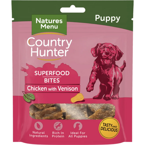 COUNTRY HUNTER Superfood Bars Chicken With Venison For Puppies - Pets Villa