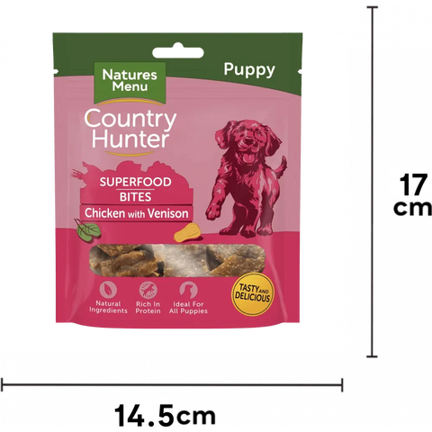 COUNTRY HUNTER Superfood Bars Chicken With Venison For Puppies - Pets Villa