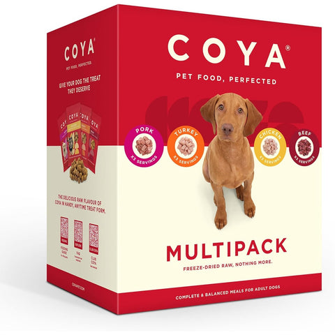 COYA Freeze-Dried Raw Adult Dog Food Multipack - Product image. This is a product of Pets Villa.