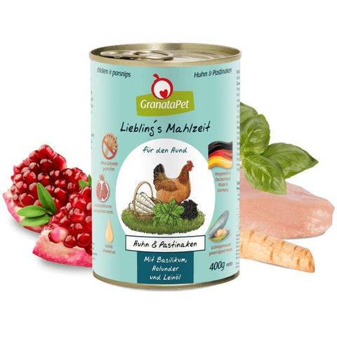 GRANATAPET Dog Liebling Ģs Mahlzeit Chicken & Parsnips - Pets Villa