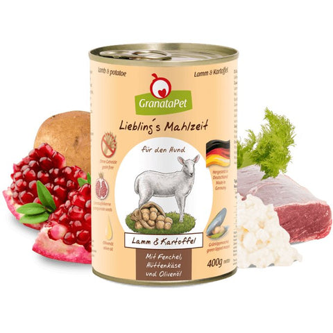 GRANATAPET Dog Liebling Ģs Mahlzeit Lamb & Potato - Pets Villa