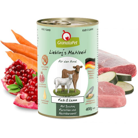 GRANATAPET Dog Liebling ́s Mahlzeit Veal & Lamb - Pets Villa
