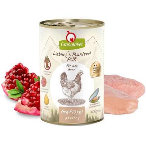 GRANATAPET Dog Liebling“s Mahlzeit Pur Poultry - Pets Villa