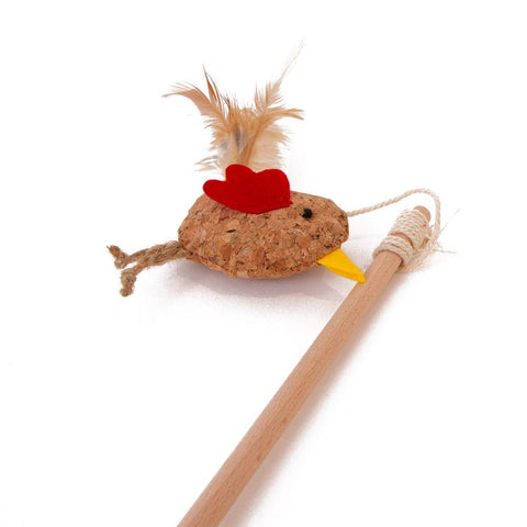 GREAT & SMALL Cat Dangler Cork Bird - Pets Villa