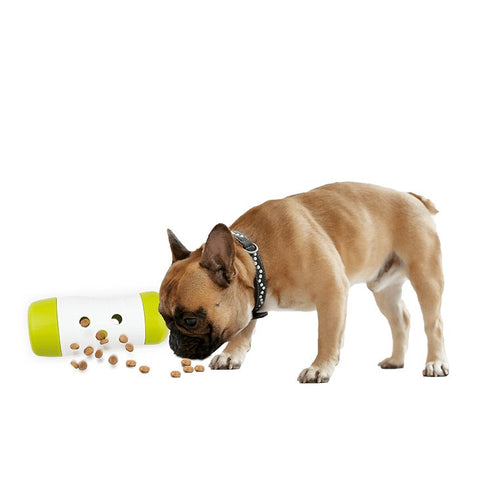 Dog rolling treat toy – ALL FOR PAWS Treat Frenzy Roll with adjustable holes for slow or fast treat release