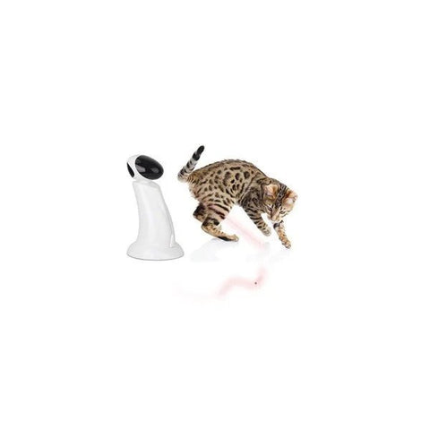 Laser cat toy with unpredictable 360-degree movements for exercise