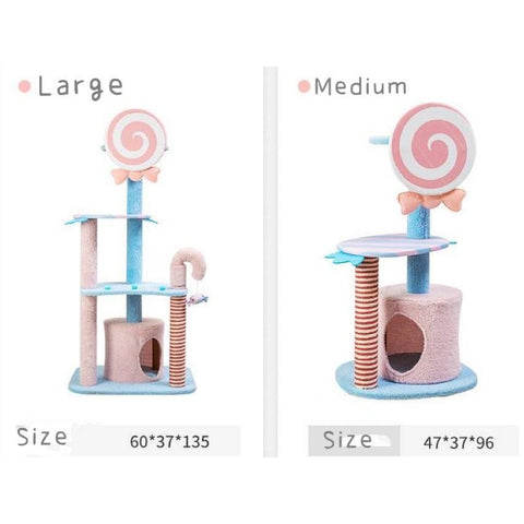 MARTINA 135-152cm Candy Cat Tree - Pets Villa
