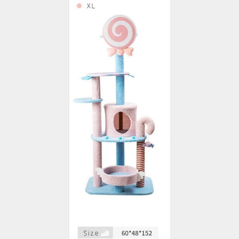 MARTINA 135-152cm Candy Cat Tree - Pets Villa