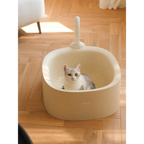 MEOOF Cat Litter Tray with Scoop - Pets Villa