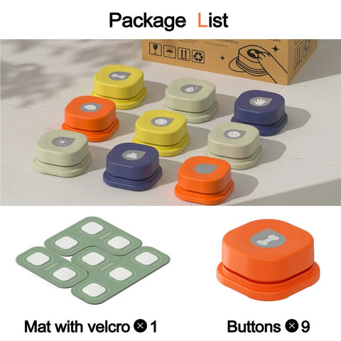 MEWOOFUN Pet Recording Button for Communication 9pcs - Pets Villa