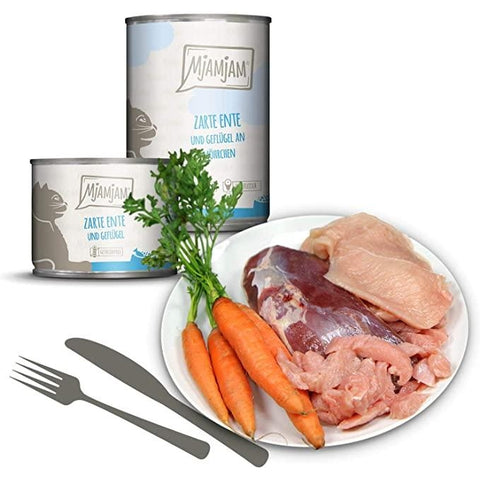 MjAMjAM Tender Duck and Poultry with Tasty Carrots - Pets Villa