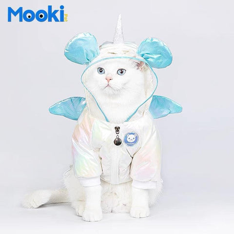 Mokki Pets Unicorn Winter Jacket XS size for small dog