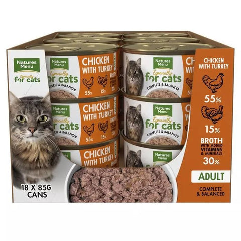 NATURES MANY Especially for Cats Chicken with Turkey 85g - Pets Villa