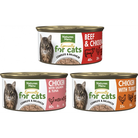 NATURES MENU Especially for Cats Cans Cat Multipack For Adult Cats - Pets Villa