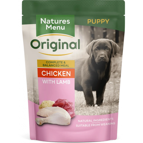 NATURES MENU JUNIOR CHICKEN WITH LAMB FOR PUPPIES - Pets Villa