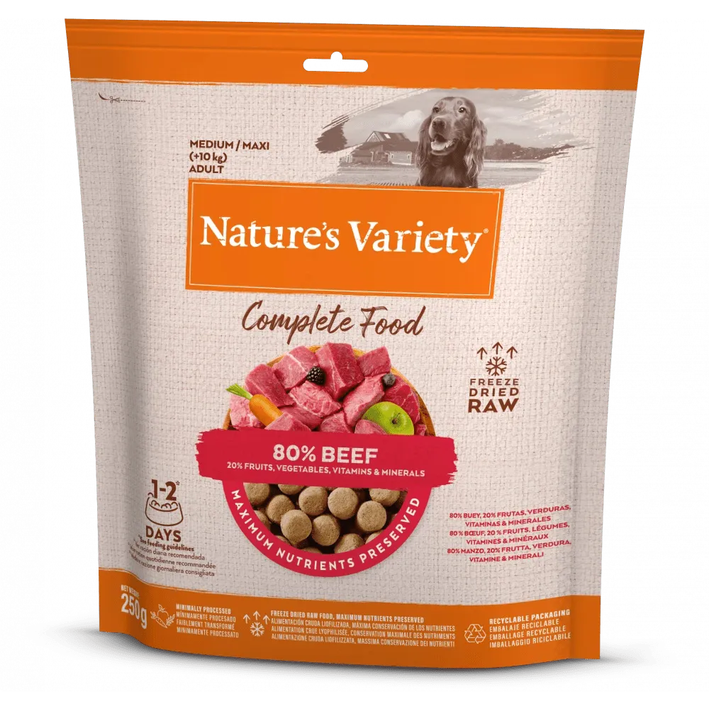 NATURE S VARIETY Complete Freeze Dried Food Beef