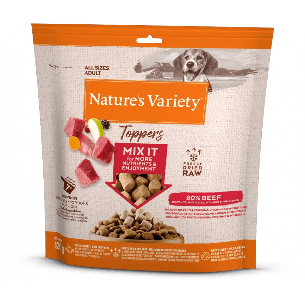 Nature's variety sale dog food