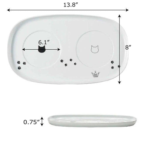 NECOICHI Dining Tray Double - Pets Villa