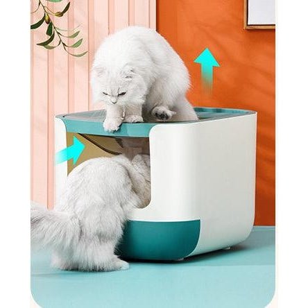 PAKEWAY Starry Cabin Cat Litter Box - Pets Villa
