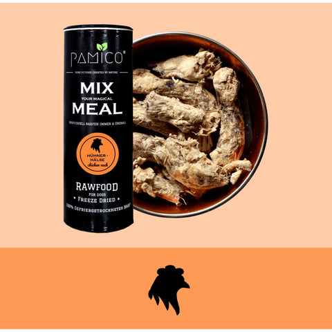 PAMICO - Mix Meal Freeze-dried Chicken Necks - Pets Villa