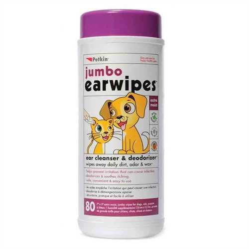 Petkin jumbo ear on sale wipes