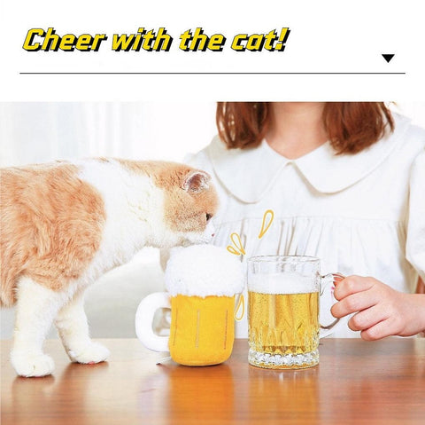 PURLAB Beer Mug Toy - Pets Villa