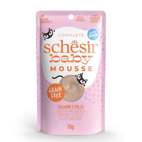 SCHESIR Baby Salmon and Chicken Mousse 70g - Pets Villa