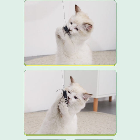 Telescopic wand for ALL FOR PAWS Insect Cat Teaser toy