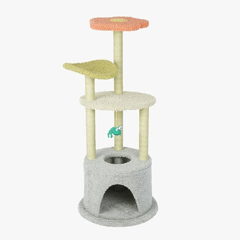 ZEZE Adora Flower Cat Tree - Pets Villa