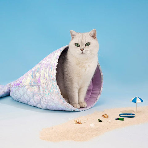 ZEZE Mermaid Pet Bed - Pets Villa