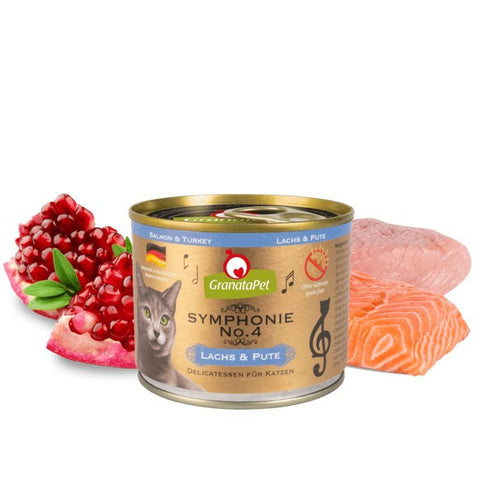 Granatapet Cat Symphonie No. 4 Salmon & Turkey: A Symphony of Flavor and Nutrition for Your Feline Friend - Pets Villa