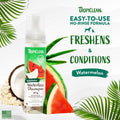 Product image of TROPICLEAN Watermelon Waterless Shampoo 218ml - Pets Villa.
