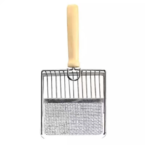 Standalone image of 2 in 1 Metal Litter Scoop  - Pets Villa. 