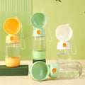 Front image of 2in1 Portable Pet Water and Food Bottle - Pets Villa. 