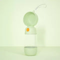 Green variant image of 2in1 Portable Pet Water and Food Bottle -  Pets Villa. 