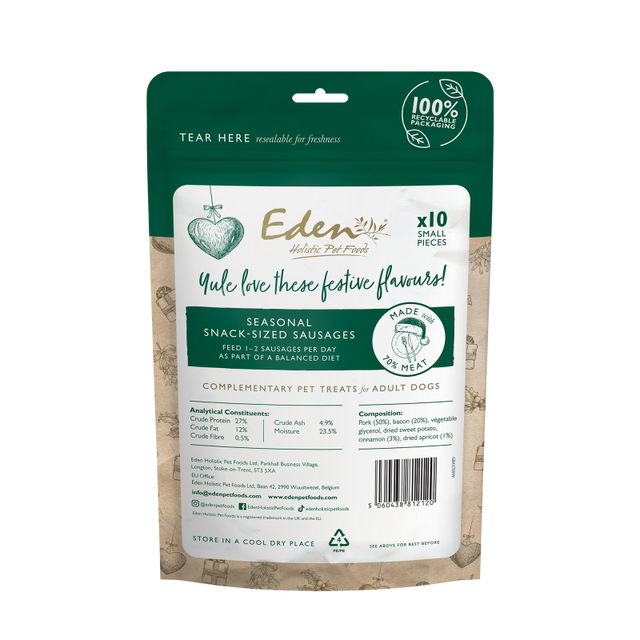 EDEN Tasty Trimmings for Dogs Christmas Delight 10pc Pets Villa