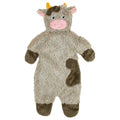 Image of the cow variant of ANCOL Cuddle Farmyard Floppets Dog Toy Assorted - Pets Villa. 